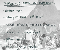 Things we could do together