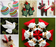 Felt Christmas Ornaments