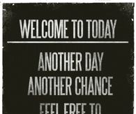 Welcome to today