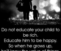 to be happy