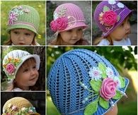 Crochet Panama Hats For Girls