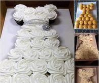 Bridal Shower Pull Apart Cupcake Cake Tutorial