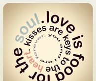 Love is food for the soul