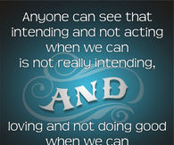 intentions