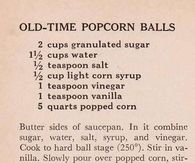 Old Time Popcorn Balls