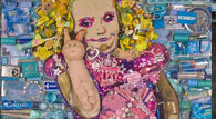 Honey Boo Boo Portrait Created with Junk by Jason Mecier