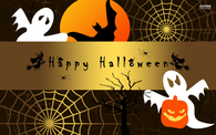 Happy Halloween Ghosts