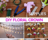 DIY Floral Crown Tutorial