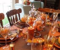 Halloween table centerpiece