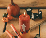 Boo ghost candles