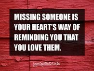 Missing someone