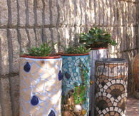 Garden planter using PVC pipes