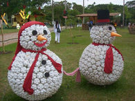 Snowman Sculptures