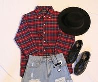 Hipster fall outfit