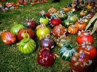 Pretty & Colorfully Decorated Pumpkins