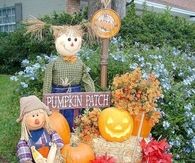 Fall Pumpkin Patch Yard Decor