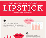 The 10 commandments of lipstick