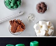 DIY Frankenstein Marshmallows