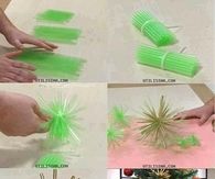 Plastic Straw Ornament