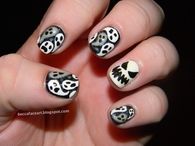 Ghost monster nails
