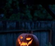 Floating jack o lantern