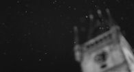 Night snow fall