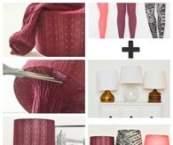 DIY Lampshades Using Leggings
