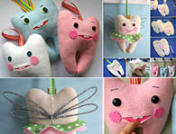 Tooth fairy crafty pillow
