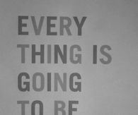 Everything is going to be alright