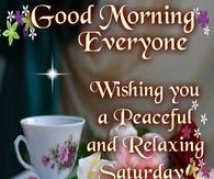 Good Morning Saturday