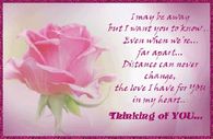 I may be away but I want you to know....