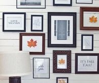 Wall Grouping with Fall Flair