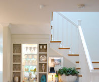 Built-In Bar Beneath Stairwell 