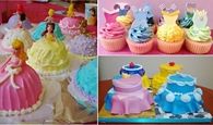 Disney themed princess cakes 