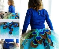 DIY Peacock Tutu