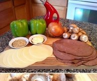 Cheesesteak stuff bell peppers