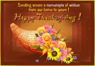 Sending across a cornucopia of wishes from our home to yours