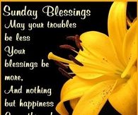 Sunday Blessings
