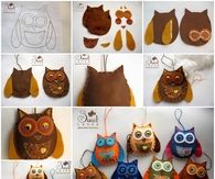 Felt owl DIY