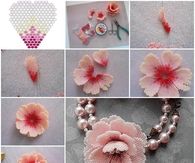 Beaded Floral Necklace