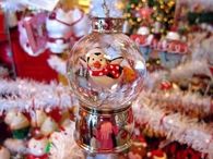Penguin snow globe ornament 