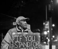 If you stand for nothing, you will fall for anything