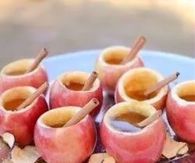 Apple Cups with Hot Cider