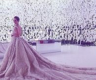 Gorgeous Winter Snowflake Wedding Dress