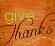 Give thanks
