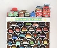 Toy Toilet Roll Garage