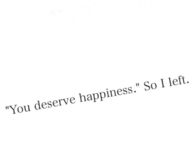 You Deserve Happiness