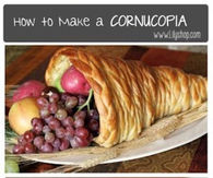 How to make a cornucopia