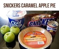 Snickers Caramel Apple Pie