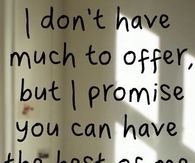 you can have the best of me